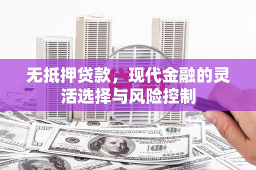 溧水无抵押贷款，现代金融的灵活选择与风险控制