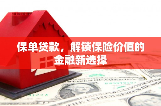 溧水保单贷款，解锁保险价值的金融新选择