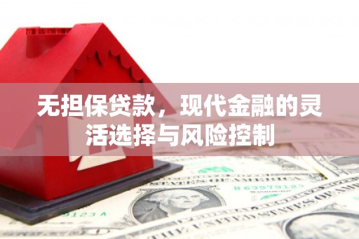 溧水无担保贷款，现代金融的灵活选择与风险控制