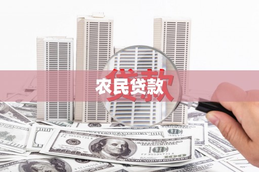 溧水农民贷款
