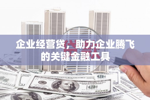 溧水企业经营贷，助力企业腾飞的关键金融工具