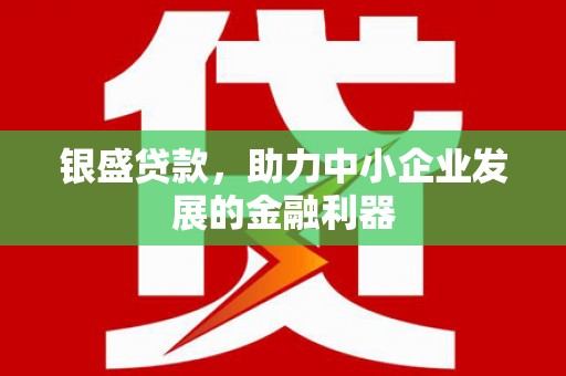 溧水银盛贷款，助力中小企业发展的金融利器