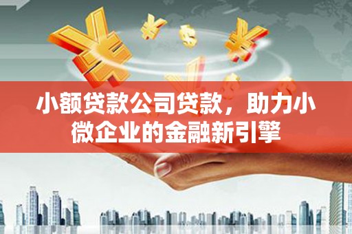 溧水小额贷款公司贷款，助力小微企业的金融新引擎