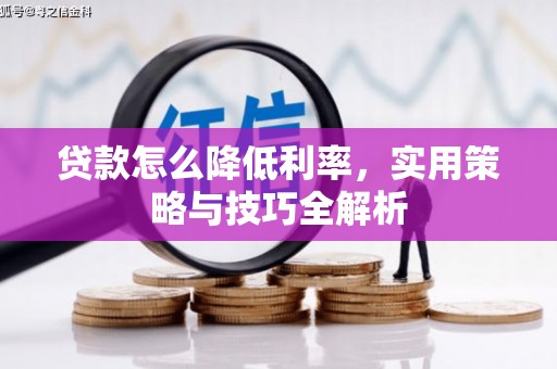 溧水贷款怎么降低利率，实用策略与技巧全解析