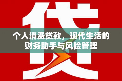 溧水个人消费贷款，现代生活的财务助手与风险管理