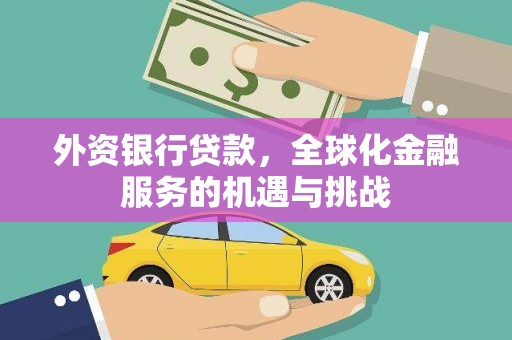 溧水外资银行贷款，全球化金融服务的机遇与挑战