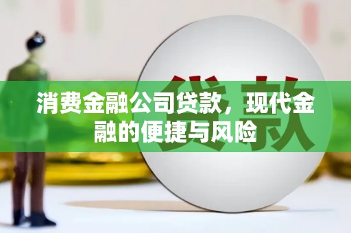 溧水消费金融公司贷款，现代金融的便捷与风险