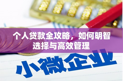 溧水个人贷款全攻略，如何明智选择与高效管理